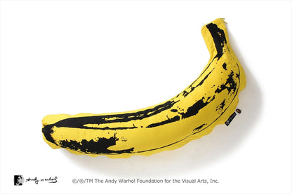 BAPE BAPE X MEDICOM TOY X ANDY WARHOL ABC CAMO BANANA CUSHION S