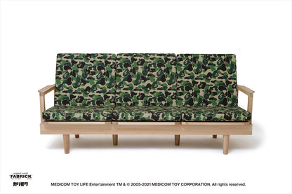 BAPE BAPE X FABRICK X KARIMOKU ABC CAMO 三人座沙發 BAPE HOME