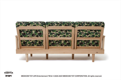 BAPE BAPE X FABRICK X KARIMOKU ABC CAMO 三人座沙發 BAPE HOME