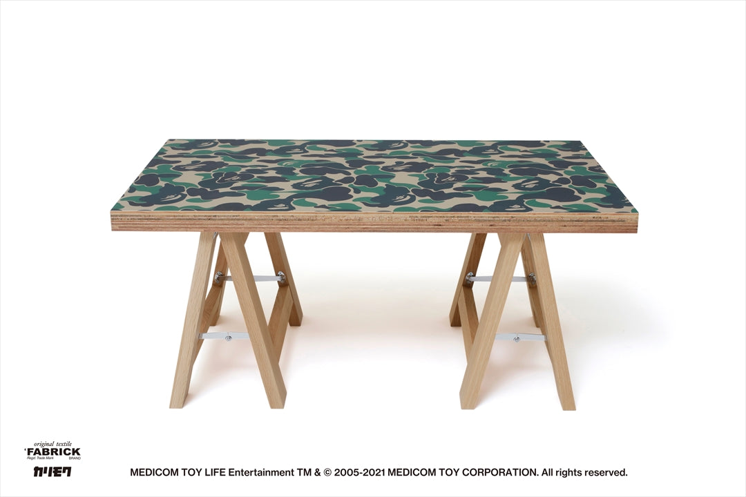 BAPE BAPE X FABRICK X KARIMOKU ABC CAMO 摺疊桌 S BAPE HOME