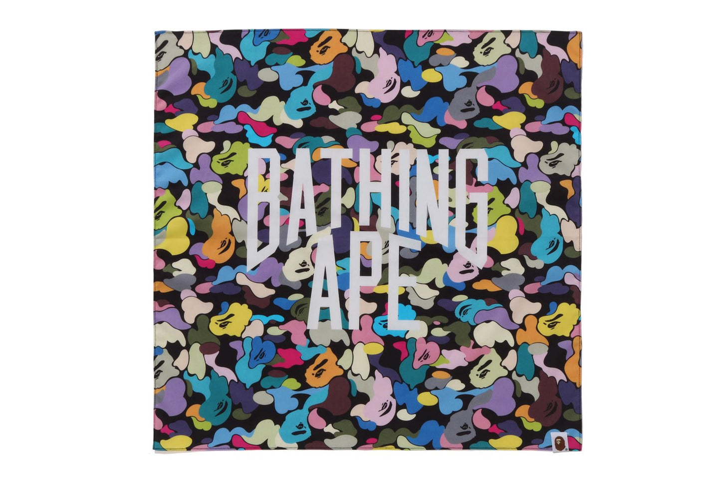 BAPE MULTI CAMO NYC LOGO BANDANA