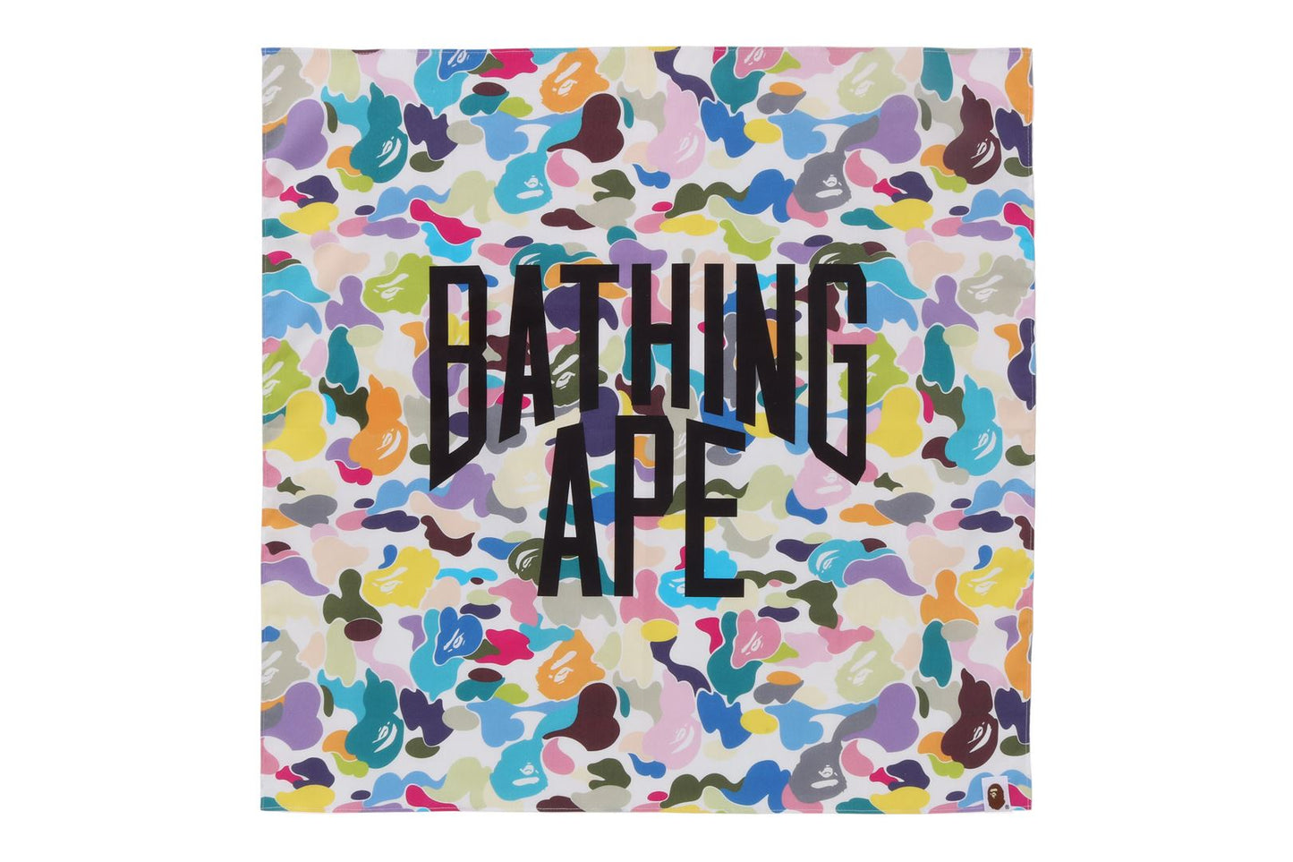 BAPE MULTI CAMO NYC LOGO BANDANA