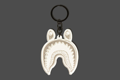 BAPE SHARK REFLECTIVE KEYCHAIN