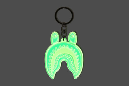 BAPE SHARK REFLECTIVE KEYCHAIN