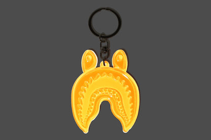 BAPE SHARK REFLECTIVE KEYCHAIN