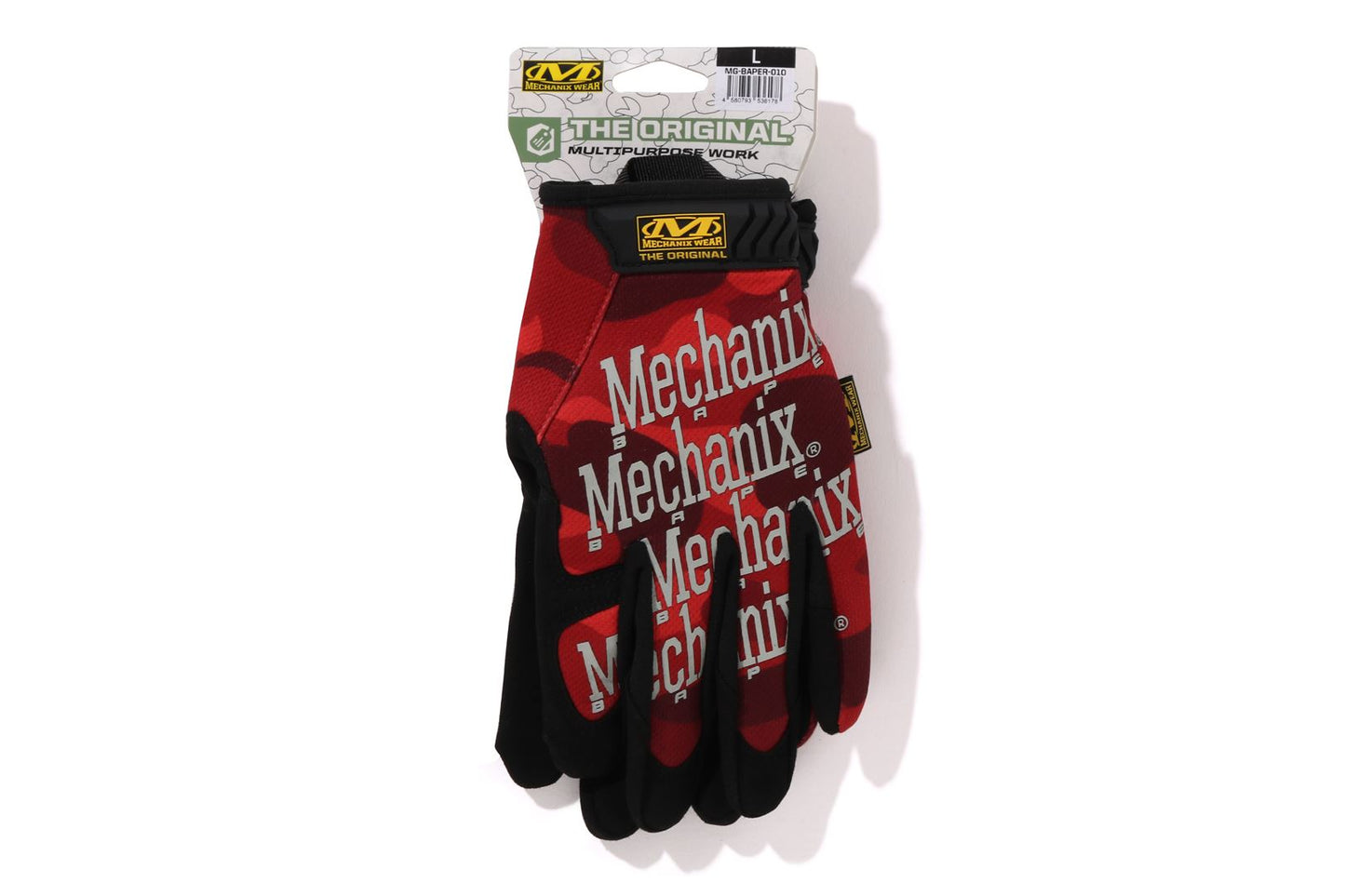 BAPE COLOR CAMO MECHANIX WEAR GLOVES
