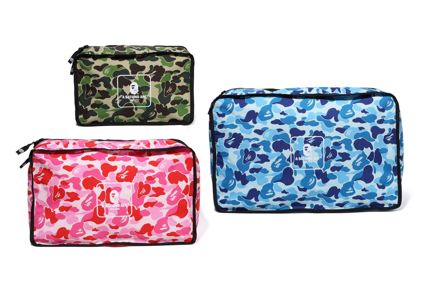 BAPE ABC CAMO 旅行收納袋