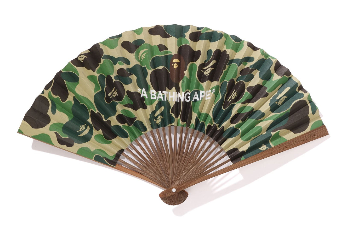 BAPE ABC JAPANESE FOLDING FAN