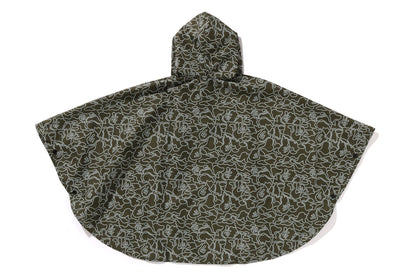 BAPE NEON CAMO 大學風雨衣手提包套裝