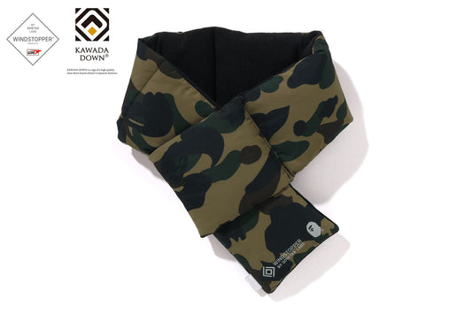 BAPE GORE-TEX WIND STOPPER 1ST CAMO 口袋絨毛圍巾