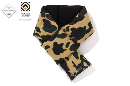 BAPE GORE-TEX WIND STOPPER 1ST CAMO 口袋絨毛圍巾