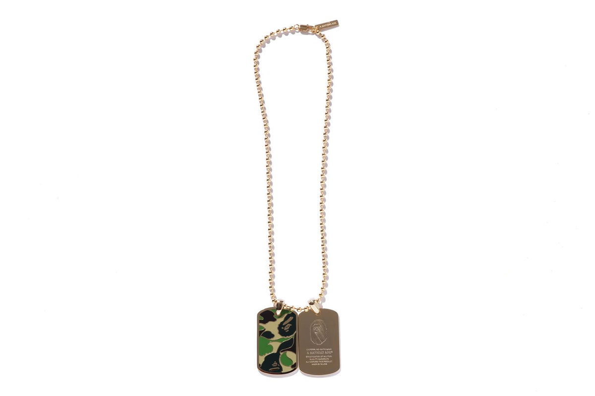 BAPE ABC CAMO DOG TAG SET 項鍊