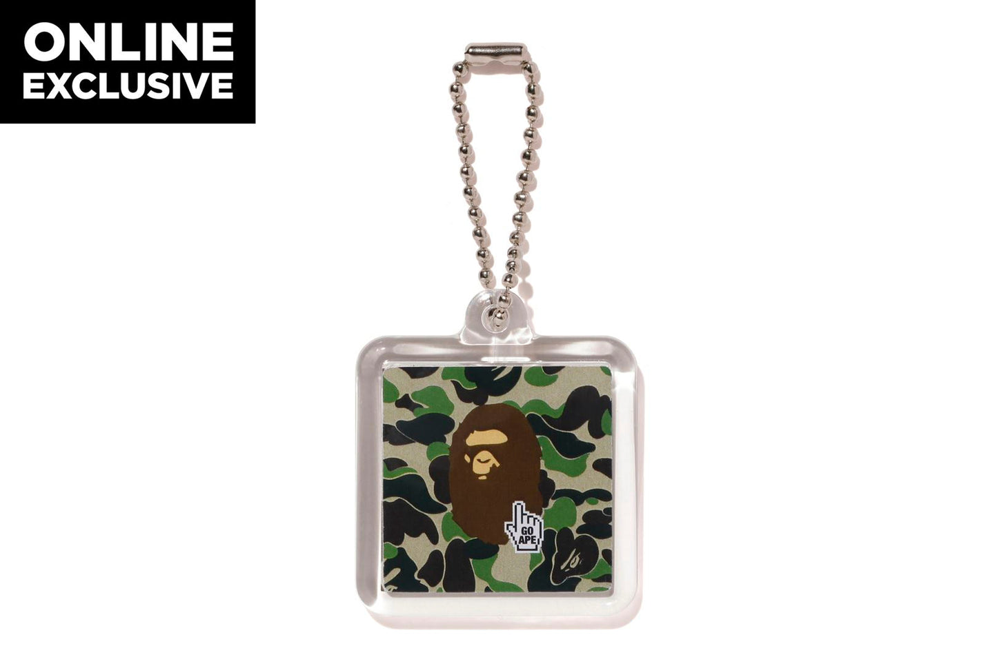 BAPE.COM CAMO GO APE POINTER 鑰匙圈 BAPEC