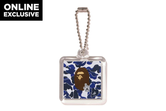 BAPE BAPE.COM CAMO GO APE POINTER 鑰匙圈