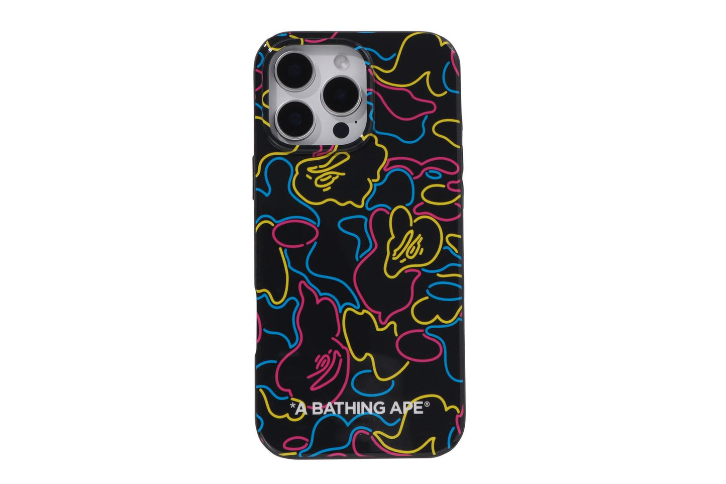 BAPE NEON CAMO IPHONE 16 PRO MAX CASE