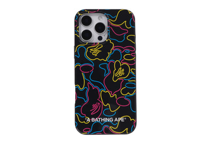 BAPE NEON CAMO IPHONE 16 PRO MAX CASE
