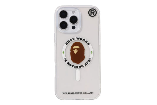 BAPE BAPE IPHONE 16 PRO MAX CLEAR CASE