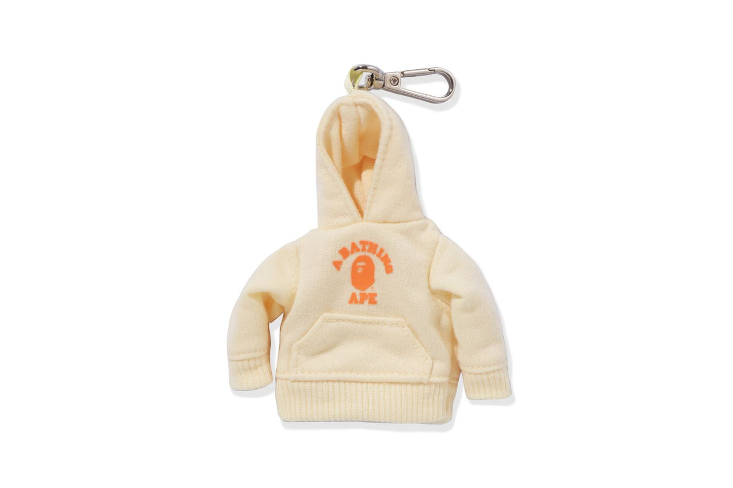 BAPE 大學風拉鍊帽衫鑰匙圈