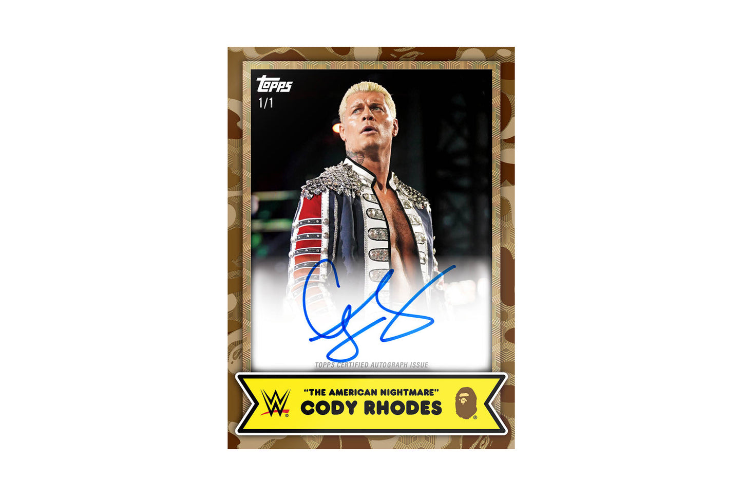 BAPE X WWE BLIND BOX TRADING CARDS