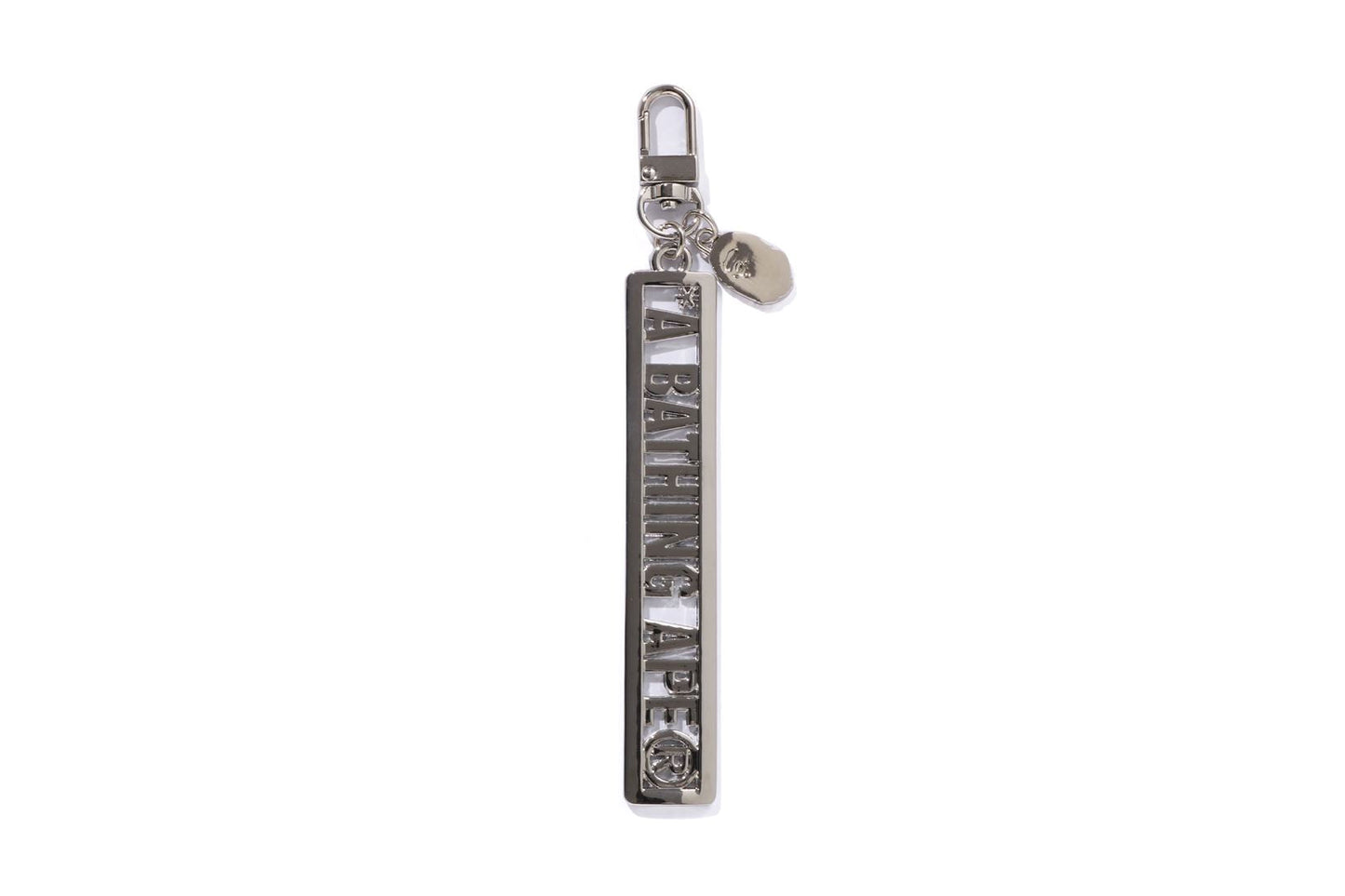 BAPE METAL LOGO KEYCHAIN