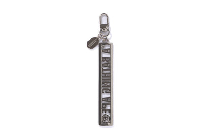 BAPE METAL LOGO KEYCHAIN