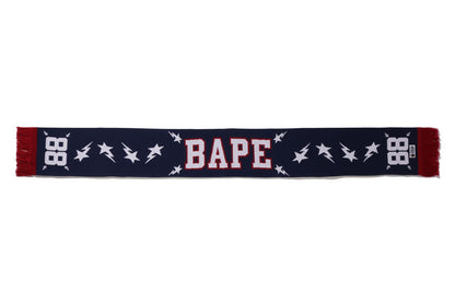 BAPE LOGO 提花圍巾