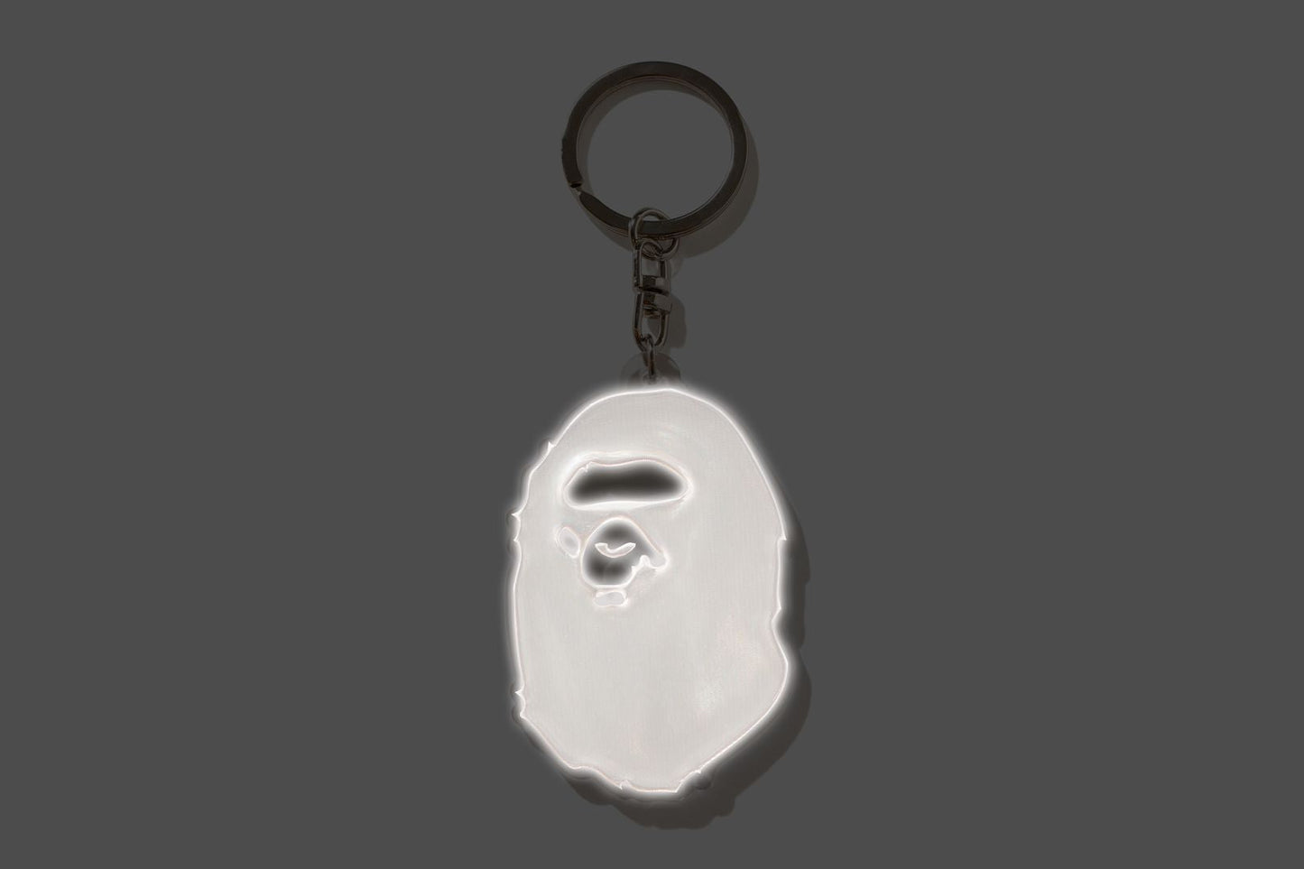 BAPE APE HEAD 反光鑰匙圈