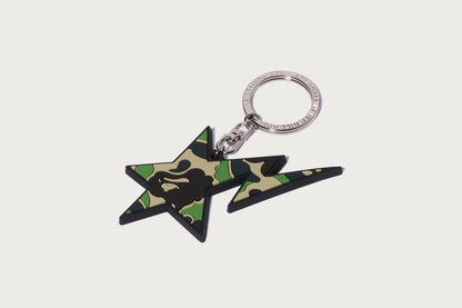 BAPE ABC CAMO STA 橡膠鑰匙圈