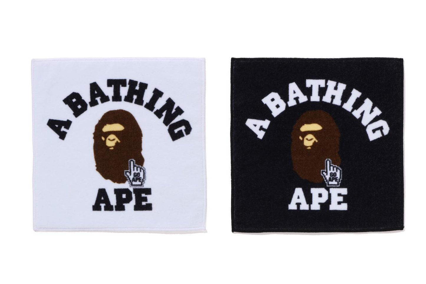 BAPE GO APE POINTER COLLEGE 手巾
