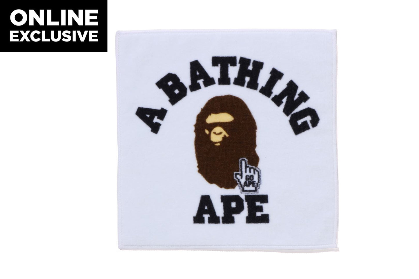 BAPE GO APE POINTER COLLEGE 手巾