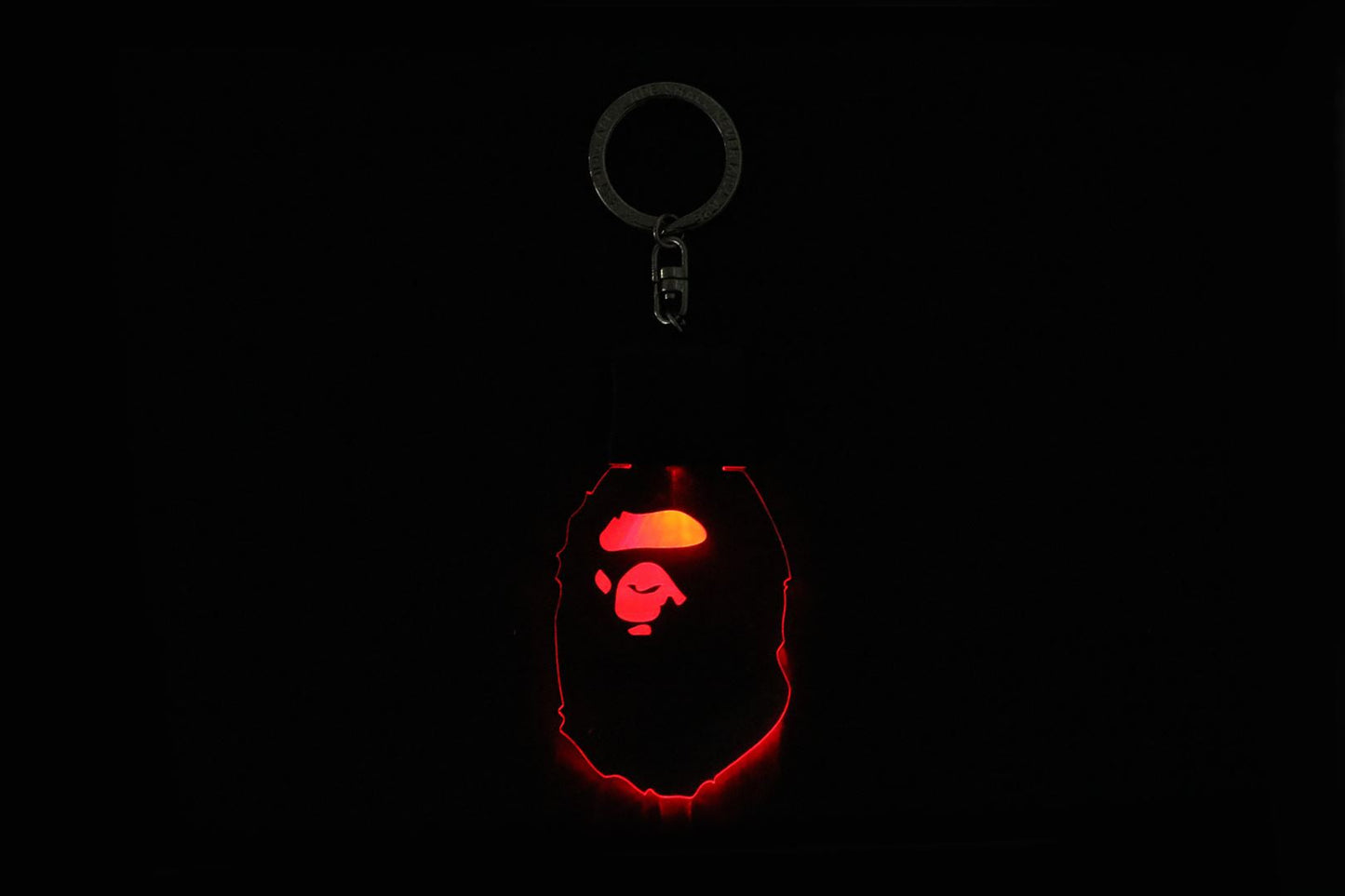 BAPE APE HEAD LED KEYCHAIN
