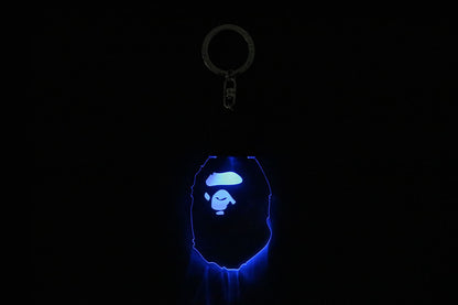 BAPE APE HEAD LED KEYCHAIN