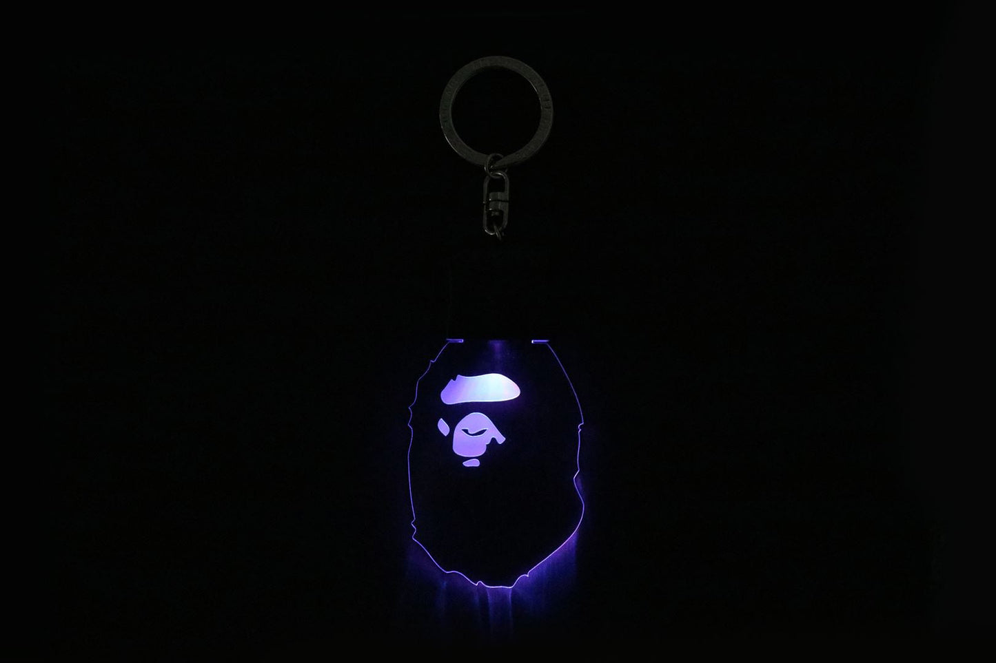 BAPE APE HEAD LED KEYCHAIN