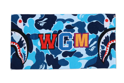 BAPE ABC CAMO SHARK BEACH TOWEL