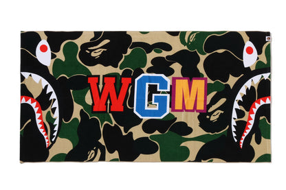 BAPE ABC CAMO SHARK BEACH TOWEL