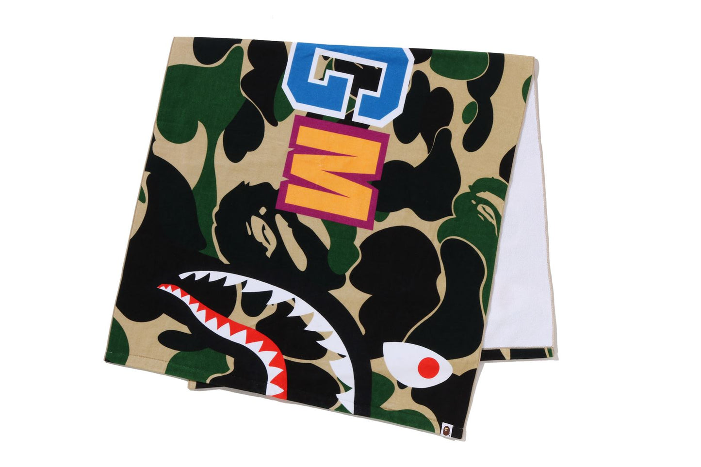 BAPE ABC CAMO SHARK BEACH TOWEL