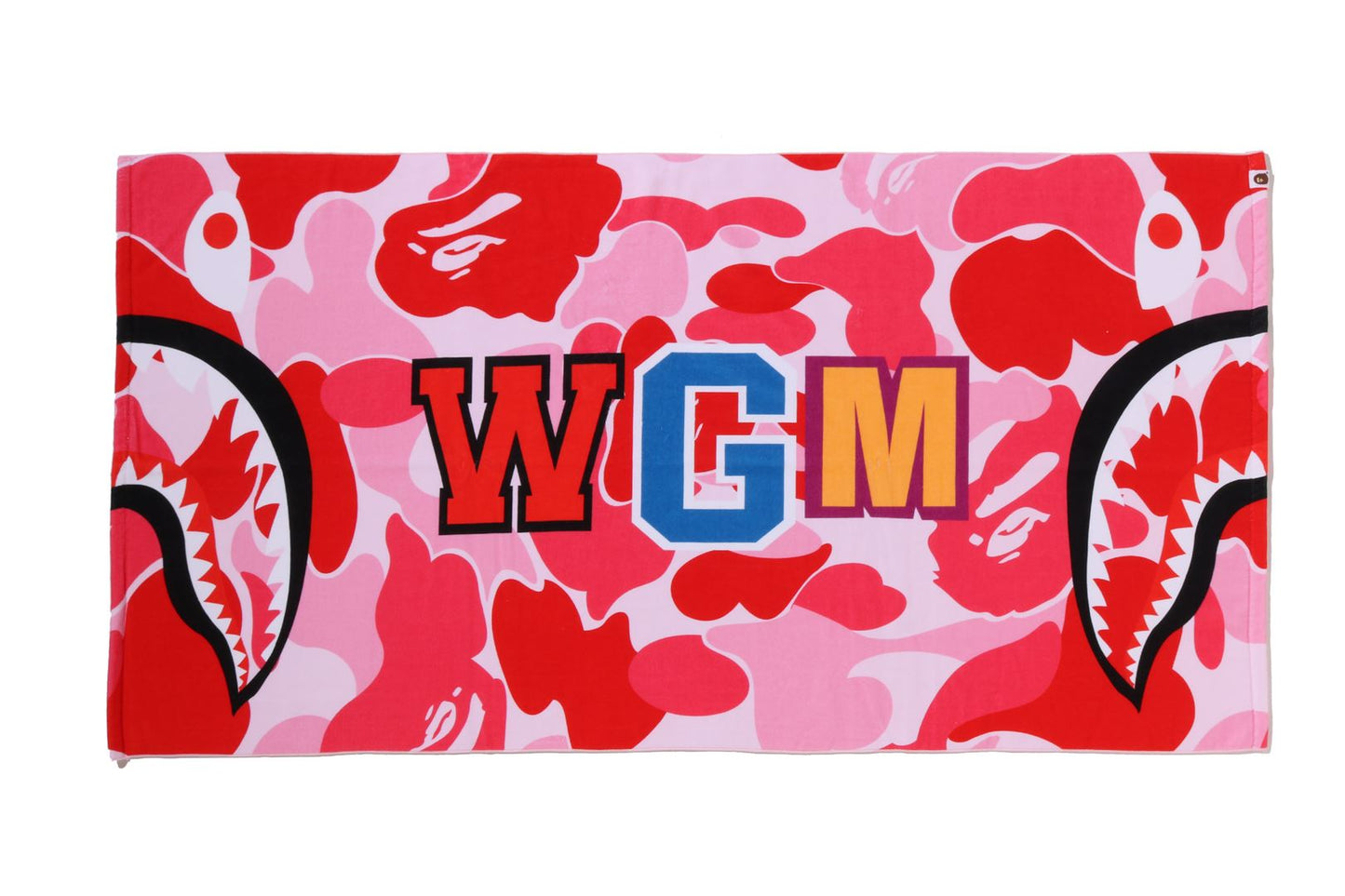 BAPE ABC CAMO SHARK BEACH TOWEL