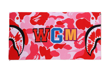 BAPE ABC CAMO SHARK BEACH TOWEL