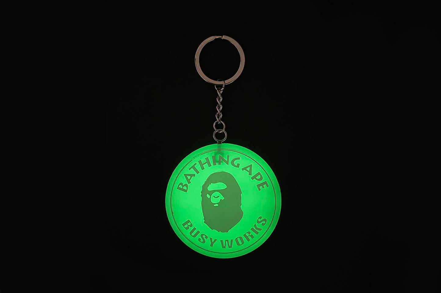 BAPE 夜光鑰匙圈