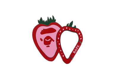 BAPE 草莓猿頭登山扣