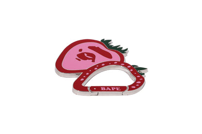 BAPE 草莓猿頭登山扣