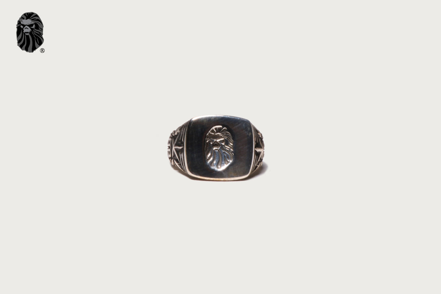 BAPE BAPE BLACK ITEM #1 MAD FACE SIGNET RING