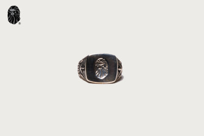 BAPE BAPE BLACK ITEM #1 MAD FACE SIGNET RING