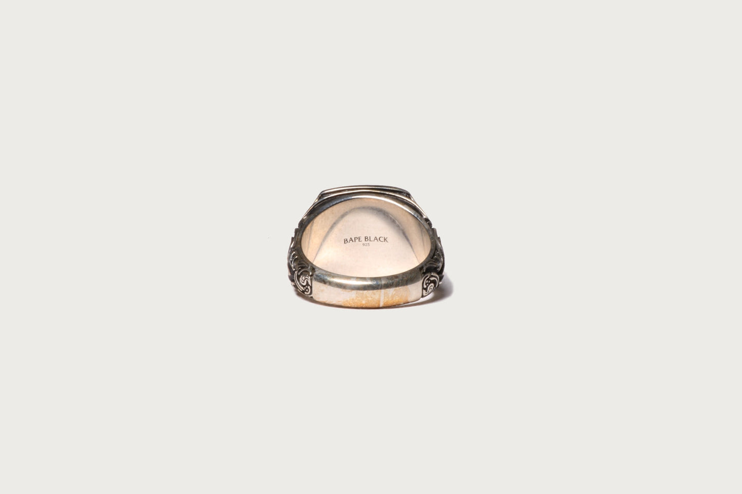 BAPE BAPE BLACK ITEM #1 MAD FACE SIGNET RING