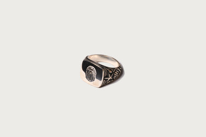 BAPE BAPE BLACK ITEM #1 MAD FACE SIGNET RING