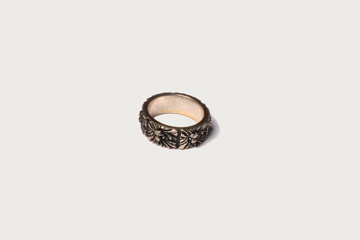 BAPE BAPE BLACK ITEM #7 MAD FACE RELIEF RING