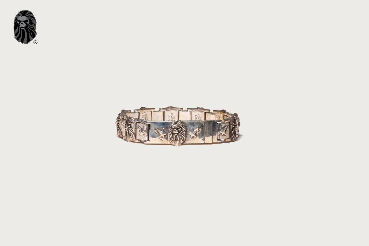 BAPE BAPE BLACK ITEM #8 MAD FACE RELIEF BRACELET