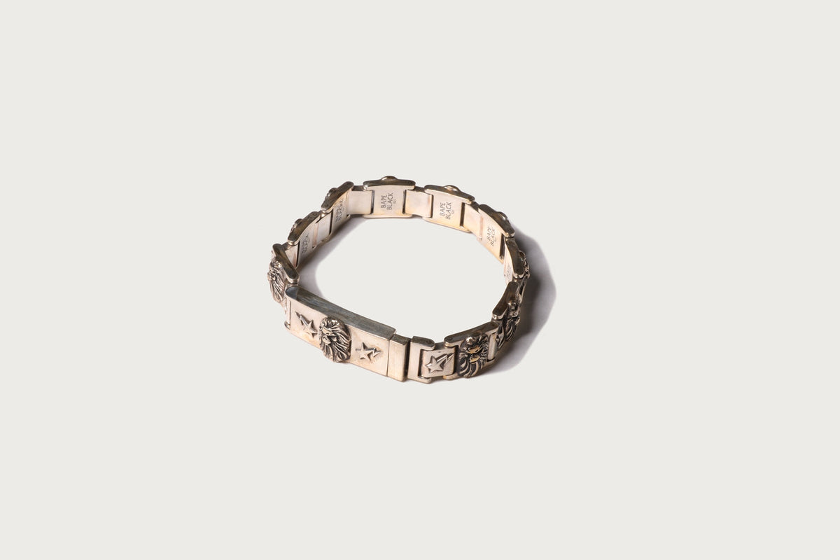 BAPE BAPE BLACK ITEM #8 MAD FACE RELIEF BRACELET