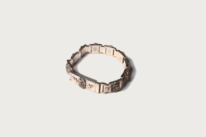 BAPE BAPE BLACK ITEM #8 MAD FACE RELIEF BRACELET