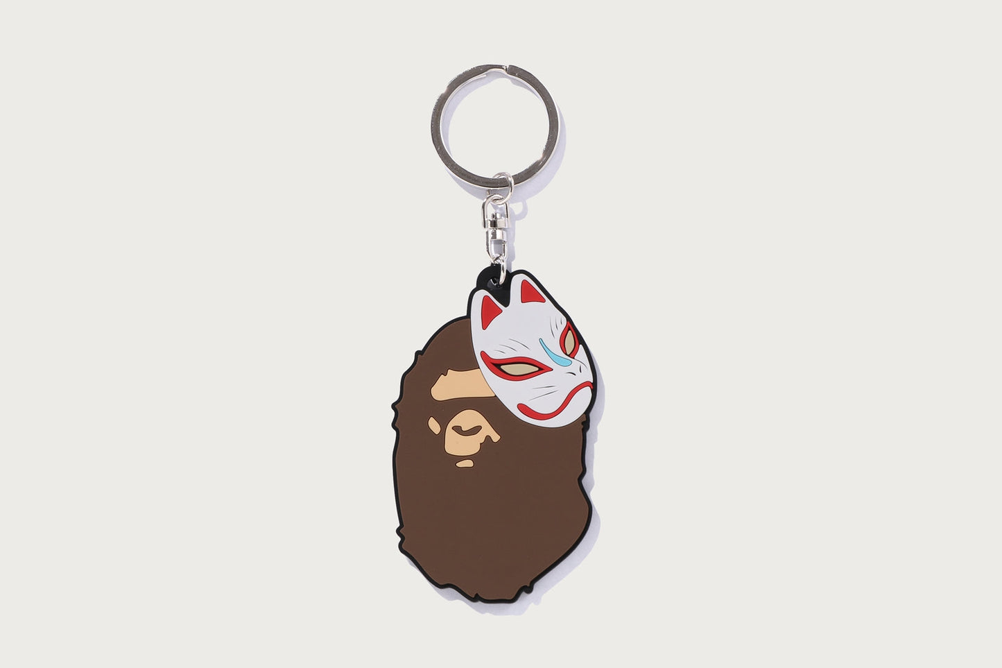 BAPE 日本狐狸面具橡膠鑰匙圈